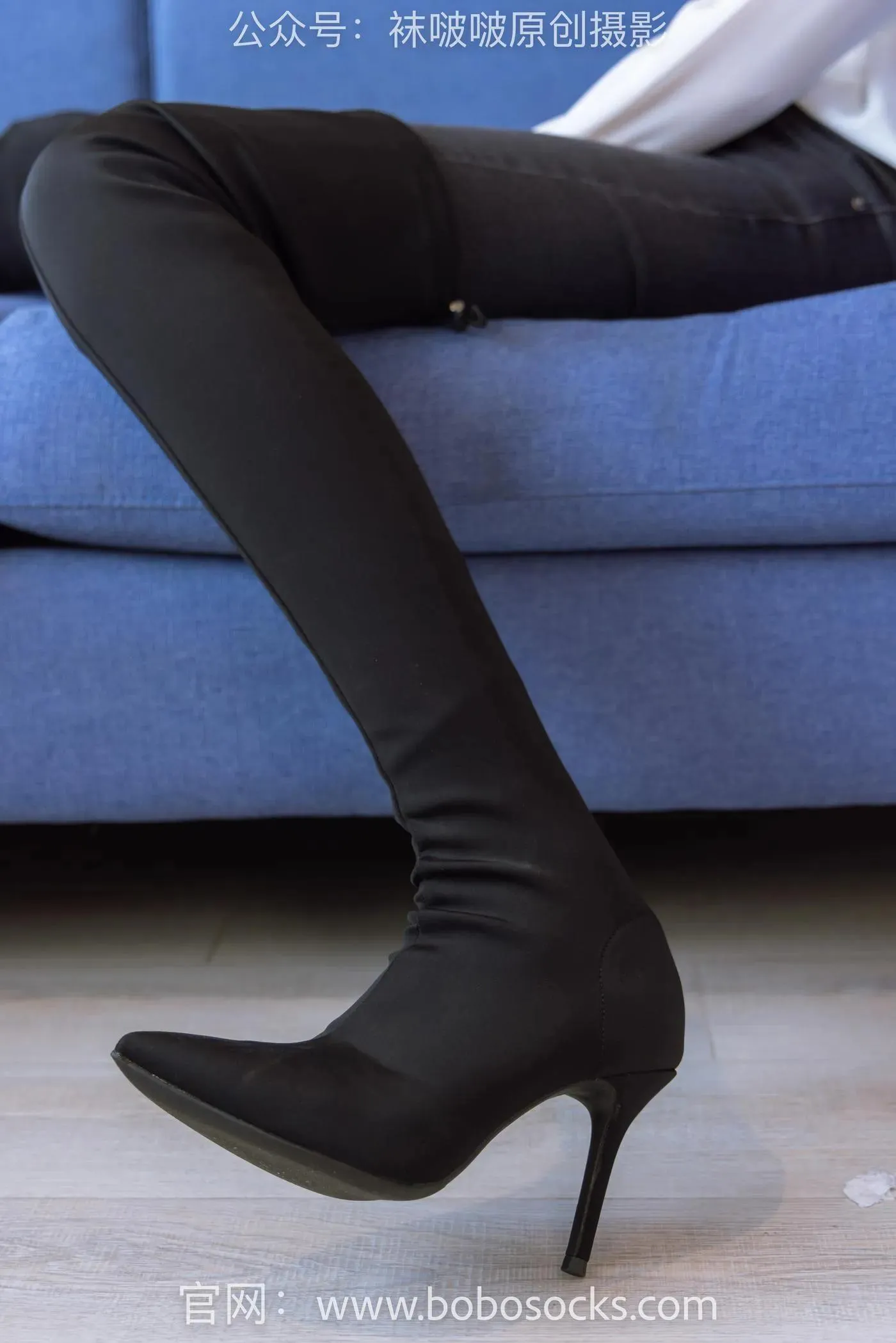 [BoBoSocks袜啵啵]NO.158 小甜豆-高跟长靴、白棉袜、裸足 [136P]插图6